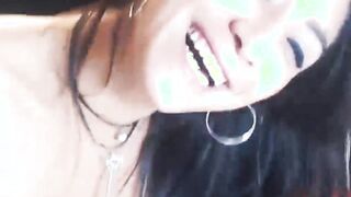 Dazzling Brunette Perfect Stint Teases On Webcam