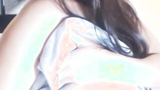 Dazzling Brunette Perfect Stint Teases On Webcam