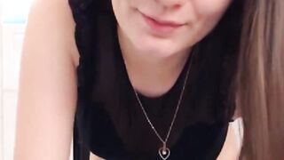 Sexy Brunette Unwrap Herself Gifts Of Naughtiness