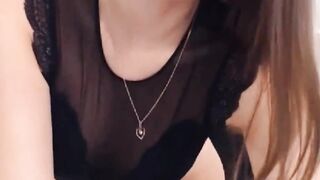 Sexy Brunette Unwrap Herself Gifts Of Naughtiness