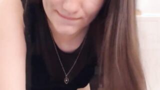 Sexy Brunette Unwrap Herself Gifts Of Naughtiness