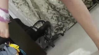 Gf's workout turns into a solo session