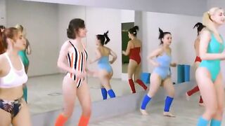 Lesbians doing Aerobics