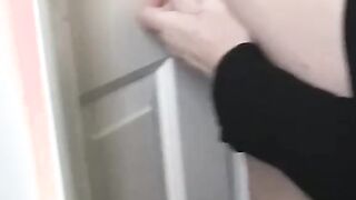 Granny Skank Tit Fucks Penis