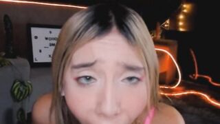 Tranny Enjoys A Load Of Sex Cock Juice