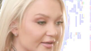 NuruMassage Dakota Skye Satisfies 2 Clients with Facial to keep her Job two