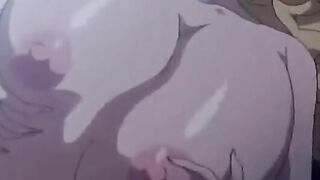 Busty lady with amazing tits gets big cumshot