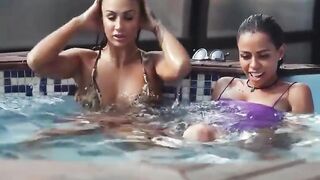 A TWAT WITH MOUTH KNOWS - Straight Girls Seduced Into Lesbian three Way