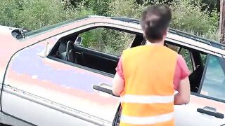 LETSDOEIT - Kinky Skank Pays Car Repairs With Her Vagina