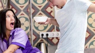 HORNYHOSTEL - (Jade Presley,Tommy Cabrio) - Gigantic Booty Latina Maid Getting Her