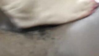 Filthy Old Lady Giving Devils Pedicure