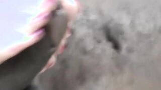 Filthy Old Lady Giving Devils Pedicure