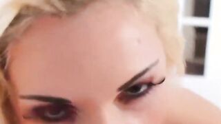 Huge Boobed Blonde Getting point of view Railed