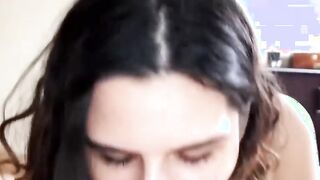 Kinky Hot Lover Sucks on my Throbbing Rod