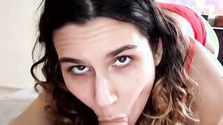 Kinky Hot Lover Sucks on my Throbbing Rod