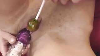 Lolly and the sex sex toy for my precious slit
