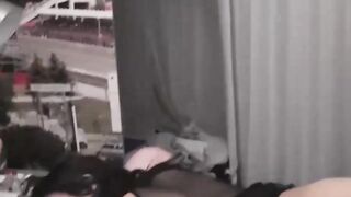 British Slut Getting Oral in Threeway