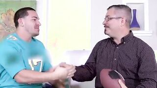 Stunning Latina Seduces Her Gigantic Step Brother In Front Of Their Step