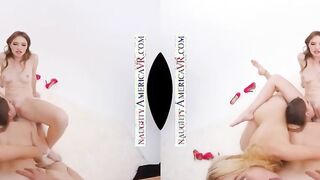 Sensual America - Co-ed hotties Ashley Lane, Chloe Cherry, and Laney Grey