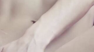 Kinky goddess blonde masturbates and plays with her big natural tits
