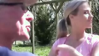 6 Granpas Fuck  to 1 Wild old GanBang