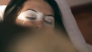 Lobo is gets creative dipping vibrator cars in chocolate pudding and then making tracks all over Luna Ruiz's tight little