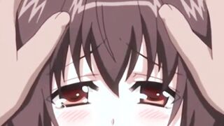 Petite Hentai Girl Blackmailed into First BLowjob