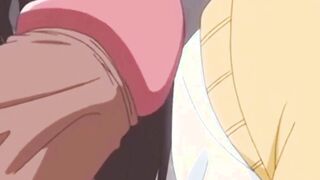 Petite Hentai Girl Blackmailed into First BLowjob