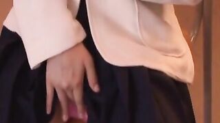 Japanese hot lesbians schoolgirls have sex in classroom