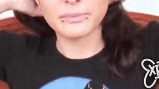 Pierced teenagers Year Mature sucks and fucks in this point of see sex clip