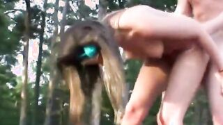 Lover takes my hard dick at the beach two