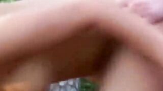 Lover takes my hard dick at the beach two