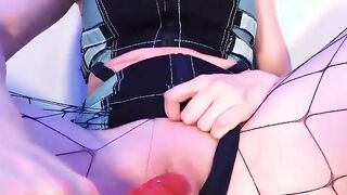 point of see Bae Goth bimbos Lets You Cum Inside Her Snatch