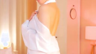 beauty Blonde Pleasures her Leaking Pussy