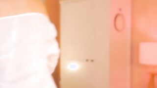 beauty Blonde Pleasures her Leaking Pussy