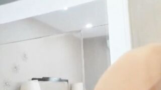 Horny Babe Suck Her Huge Dildo