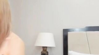 Horny Babe Suck Her Huge Dildo