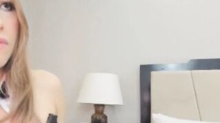 Horny Babe Suck Her Huge Dildo