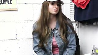 Attractive 18 Year Old with Gigantic Natural Breasts Penelope Kay Getting Caught Shoplifting and Taught an Anal