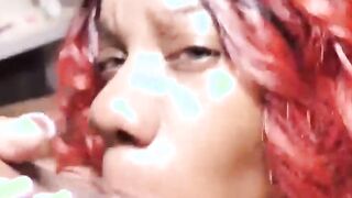 saliva queen sexfeene swallowing cali Kastro huge african penis nasty oral sex