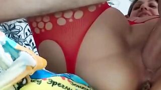 Hottie inside fishnets takes my hard cock