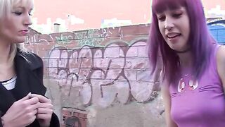 AMATEUREURO - Lilyan Red Seduces Amateur Blonde into Goddess Threesome