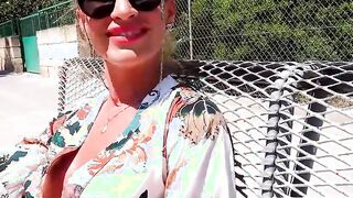 German mallorca tourist milf pick up for outdoor sex