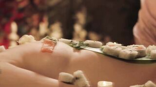 Asian ts geisha Kasey Kei gets a footjob