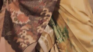 Asian ts geisha Kasey Kei gets a footjob