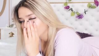 Horny Blonde Very Nice Teasing Live