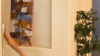 American JoJo Kiss fucking into the couch with her bushy bush