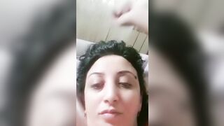 Azerbaijanli ev haniminda yangin var kocasi evde ola ola amini eliyor