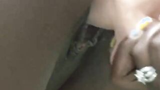Ebony babes are sharing the same sex vibrator.mp4