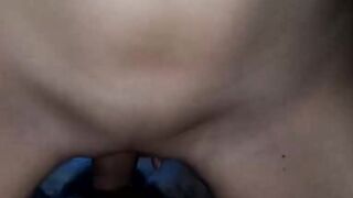 Penis-hungry sweety takes a rides on a donger